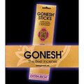 Gonesh Incense Sticks - Variety jasmine, Sandwd, Strwbry, 30PK GOXRV1